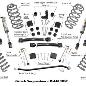 Sistema di Sospensioni +4″ WJ HDT