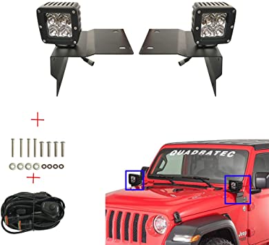 Kit Fari LED completo di Staffe e Cablaggio