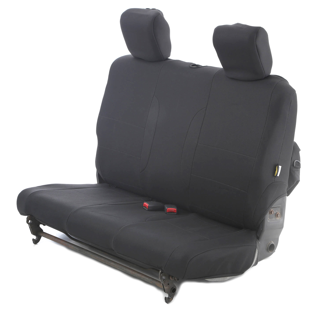 SET COPRISEDILI ANTERIORI e POSTERIORI NEOPRENE NERO - immagine 2